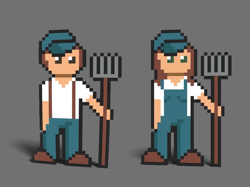 Cubie Worker Uniform